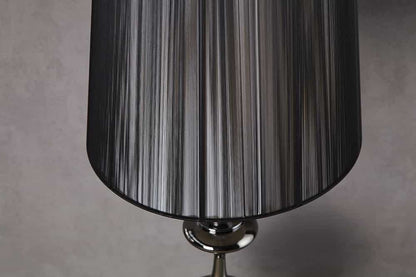 Edle Design Stehlampe LUCIE 160cm schwarz Barock Stil Stehleuchte